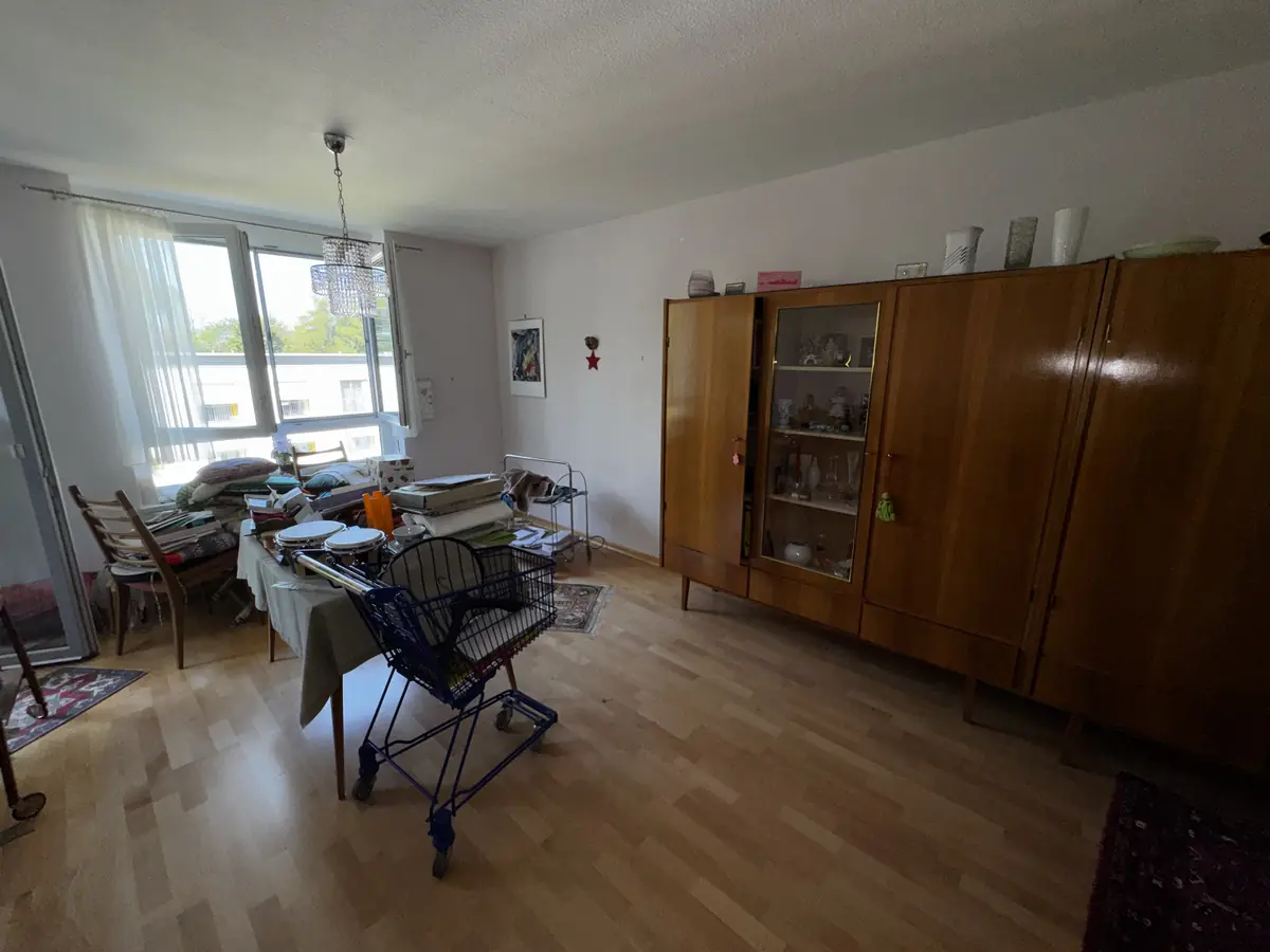 Raum vor der Räumung